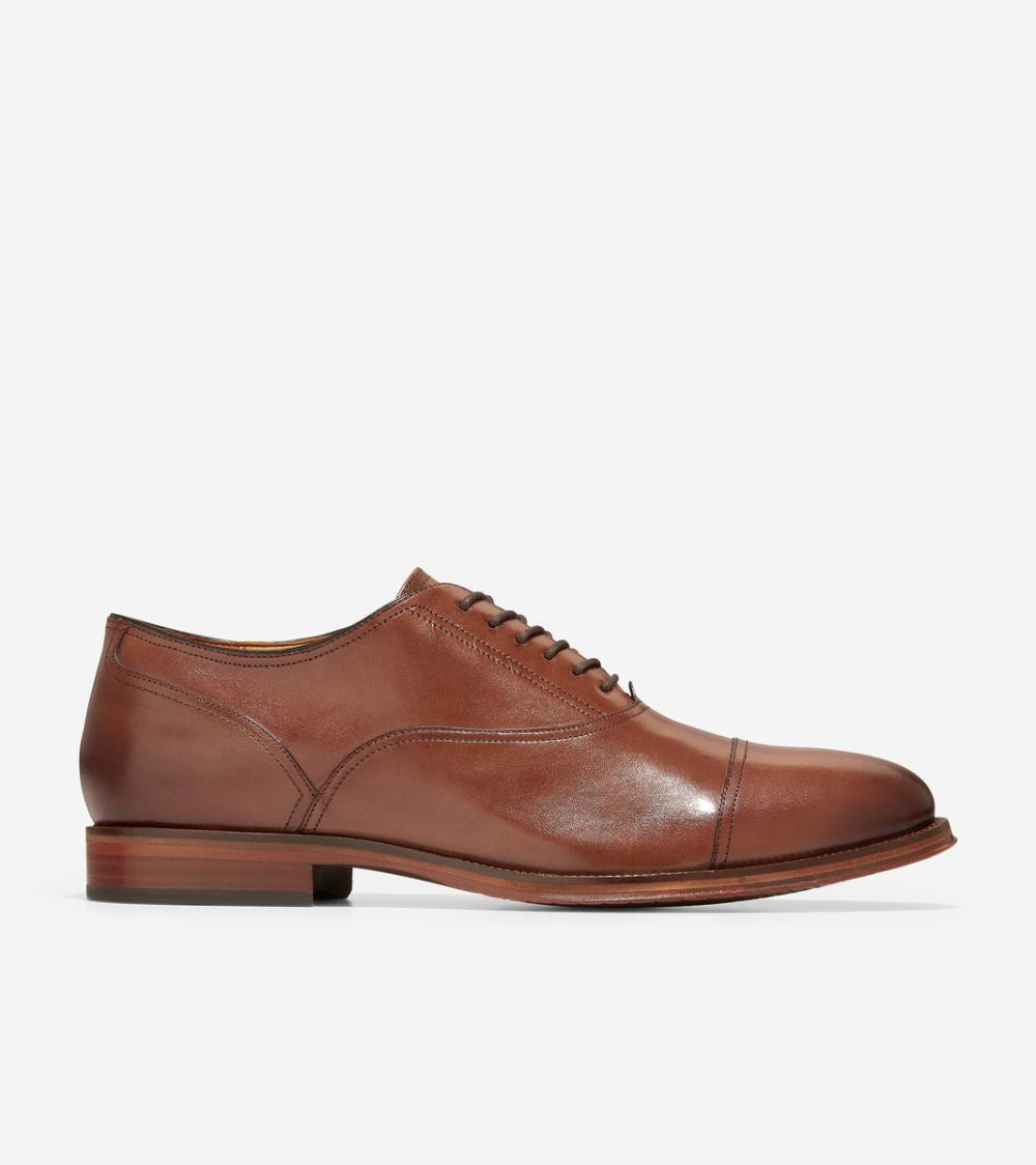 Cole Haan Men's Modern Classic Cap Toe Oxford - British Tan