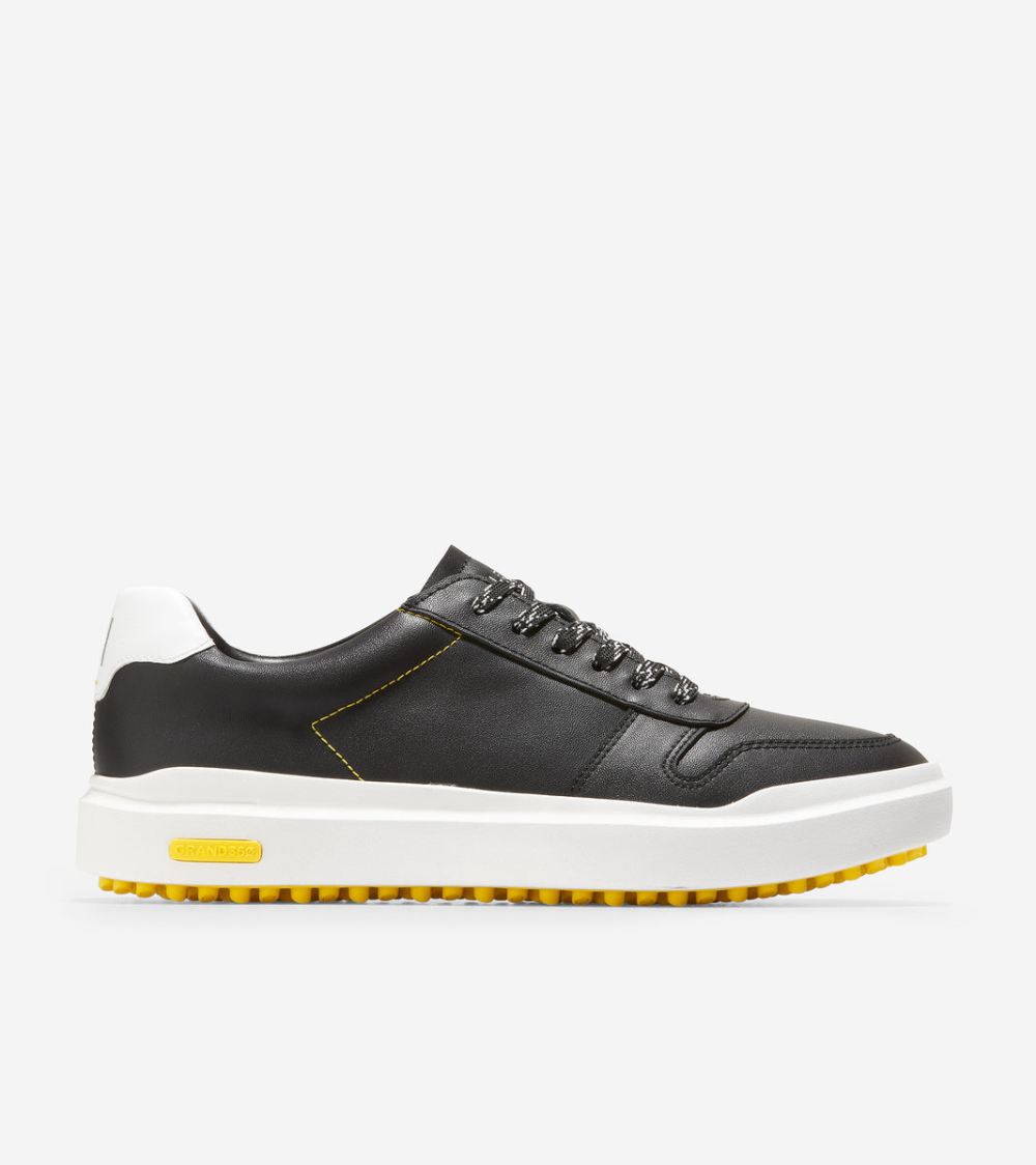 Cole Haan Women's GrandPro AM Golf Sneaker - Caviar Black