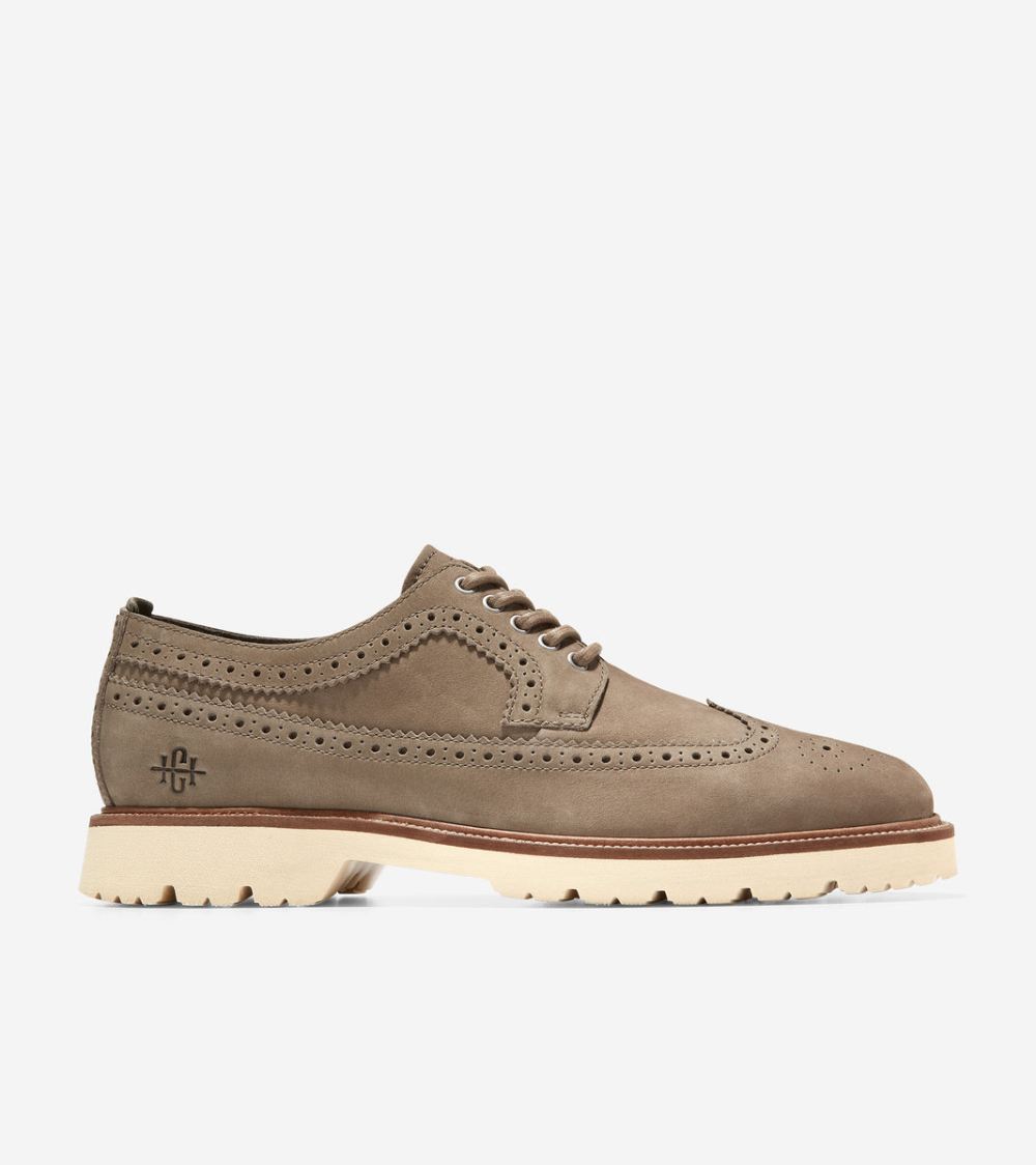 Cole Haan Men's American Classics Longwing Oxford - Stone Grey