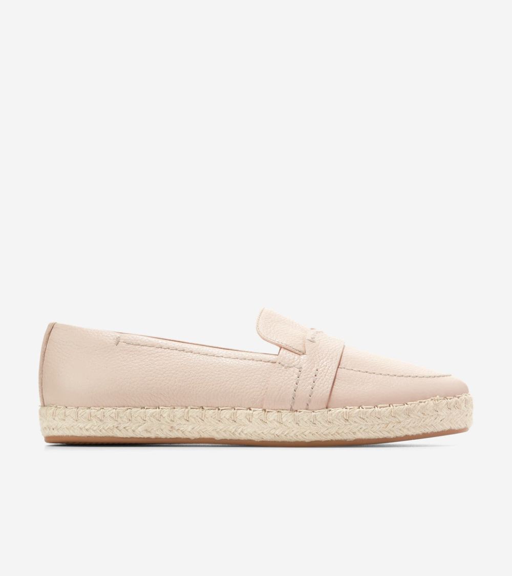 Cole Haan Women's Cloudfeel Montauk Espadrille Loafers - Sandollar Beige