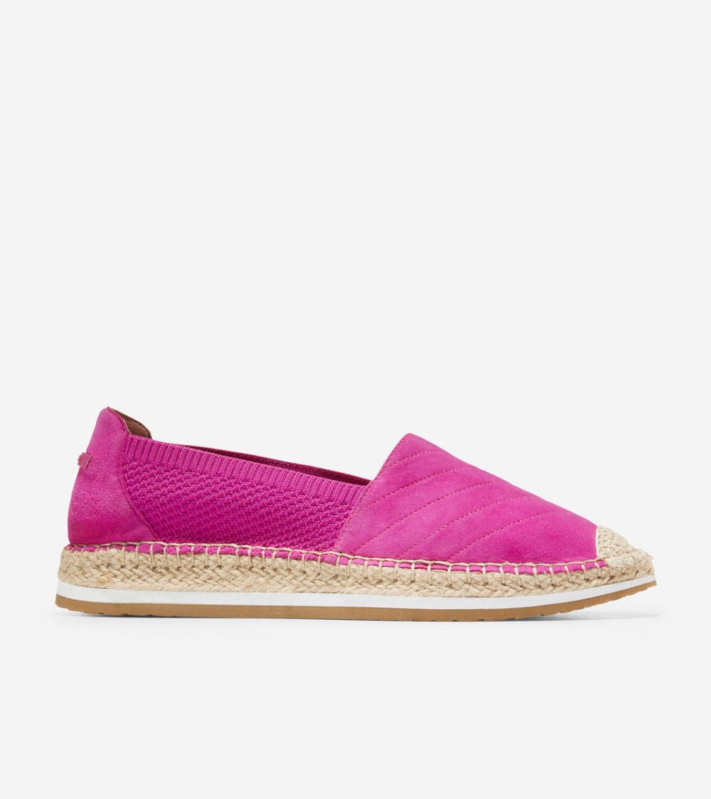 Cole Haan Women's Cloudfeel Espadrille Loafer - Festival Fuchsia