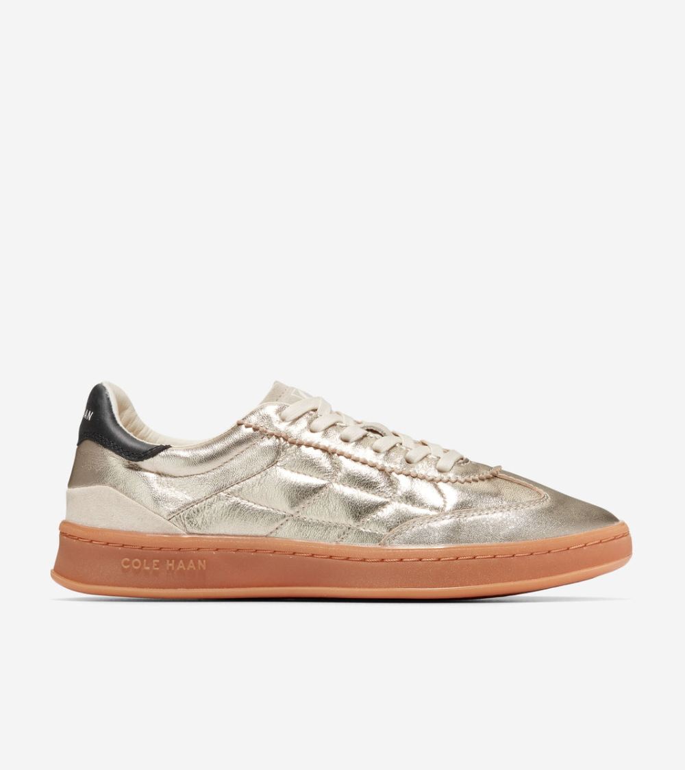 Cole Haan Women's GrandPro Breakaway Sneakers - Gold-Birch-Black