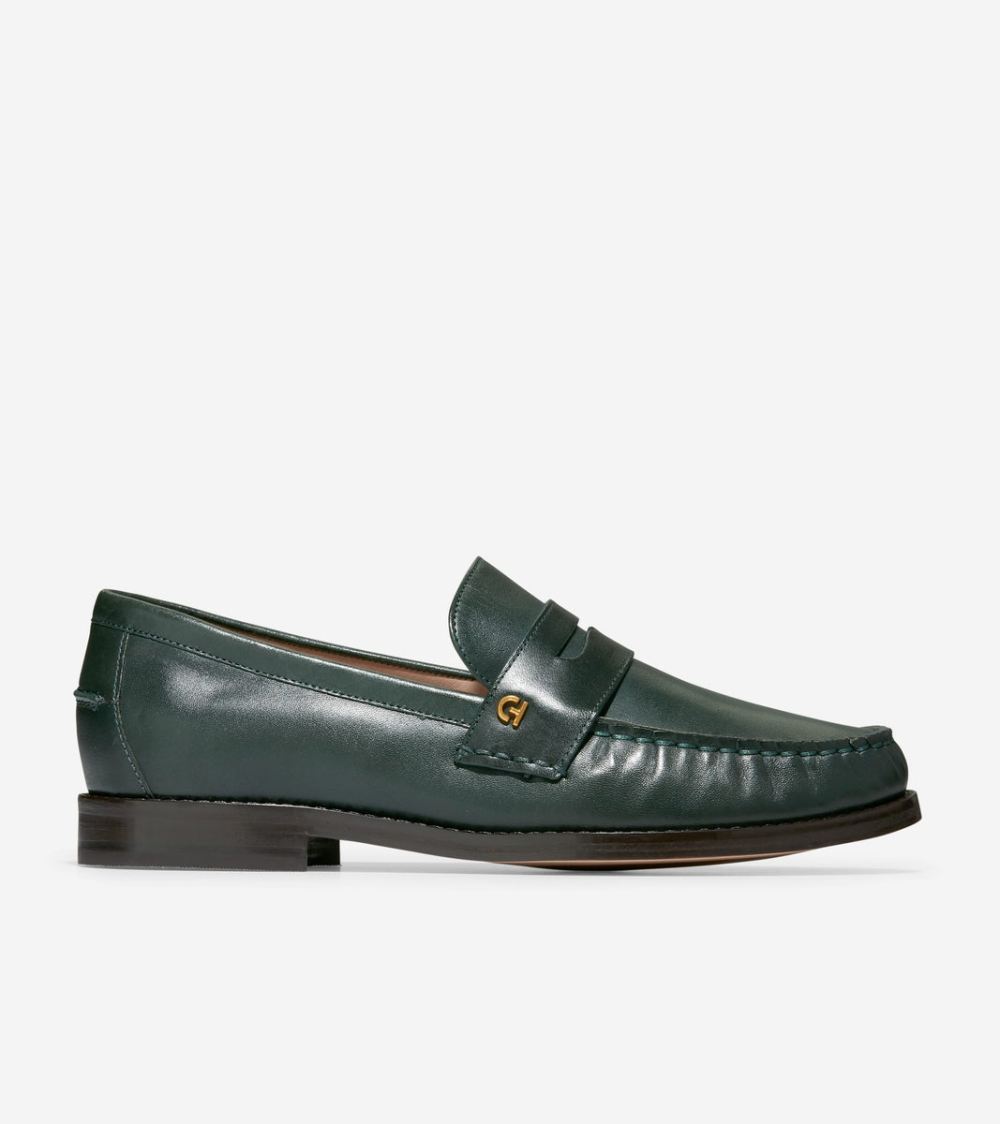 Cole Haan Women's Lux Pinch Penny Loafer - Scarab