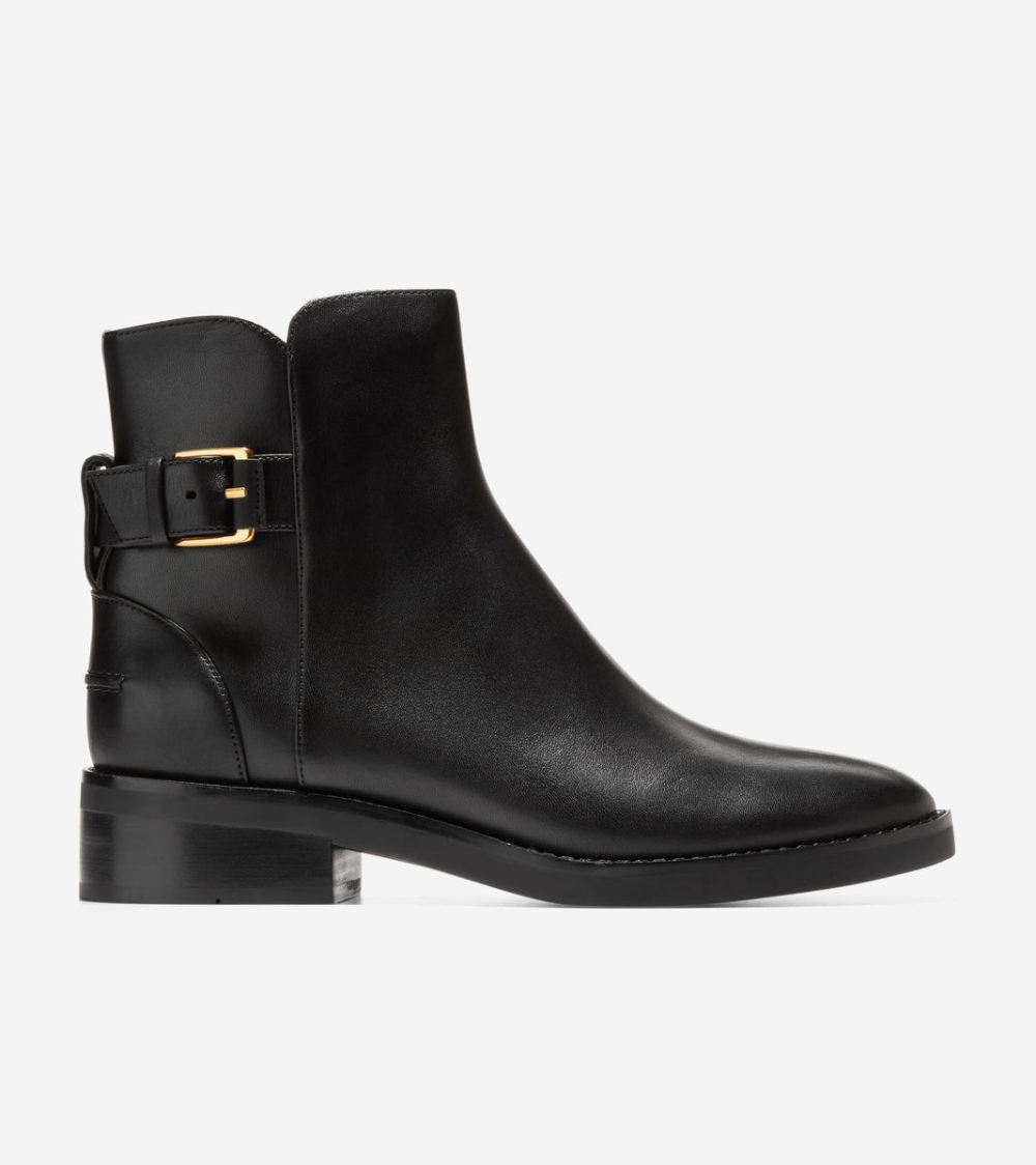 Cole Haan Women's Hampshire Buckle Bootie - Black