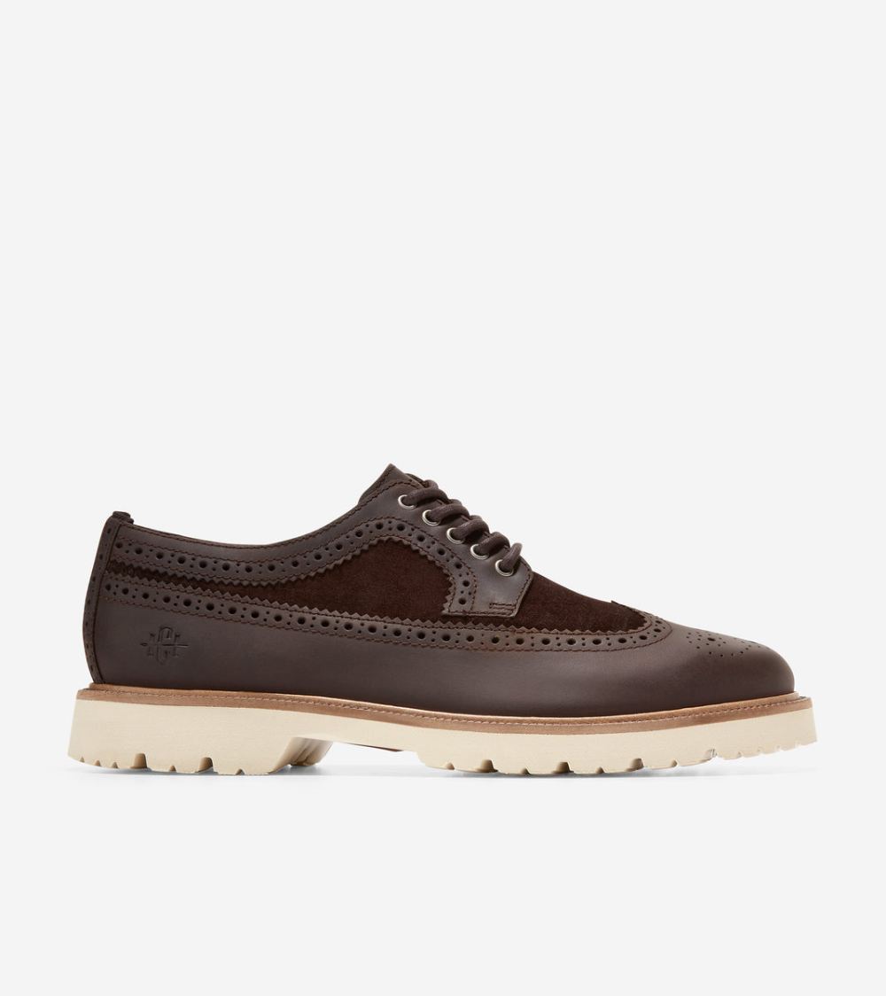 Cole Haan Men's American Classics Longwing Oxford - Dark Chocolate