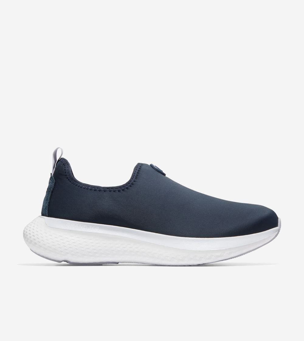 Cole Haan Men's ZEROGRAND Changepace Slip-On Sneaker - Navy Ink-Cool Grey