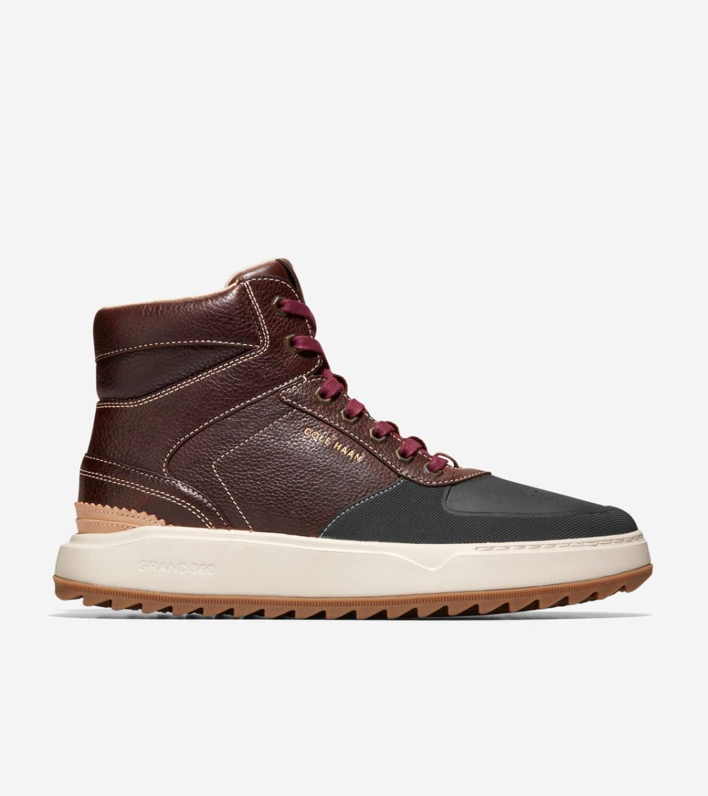 Cole Haan Men's GrandPro Crossover Sneakerboot - Madeira-Black-Oat