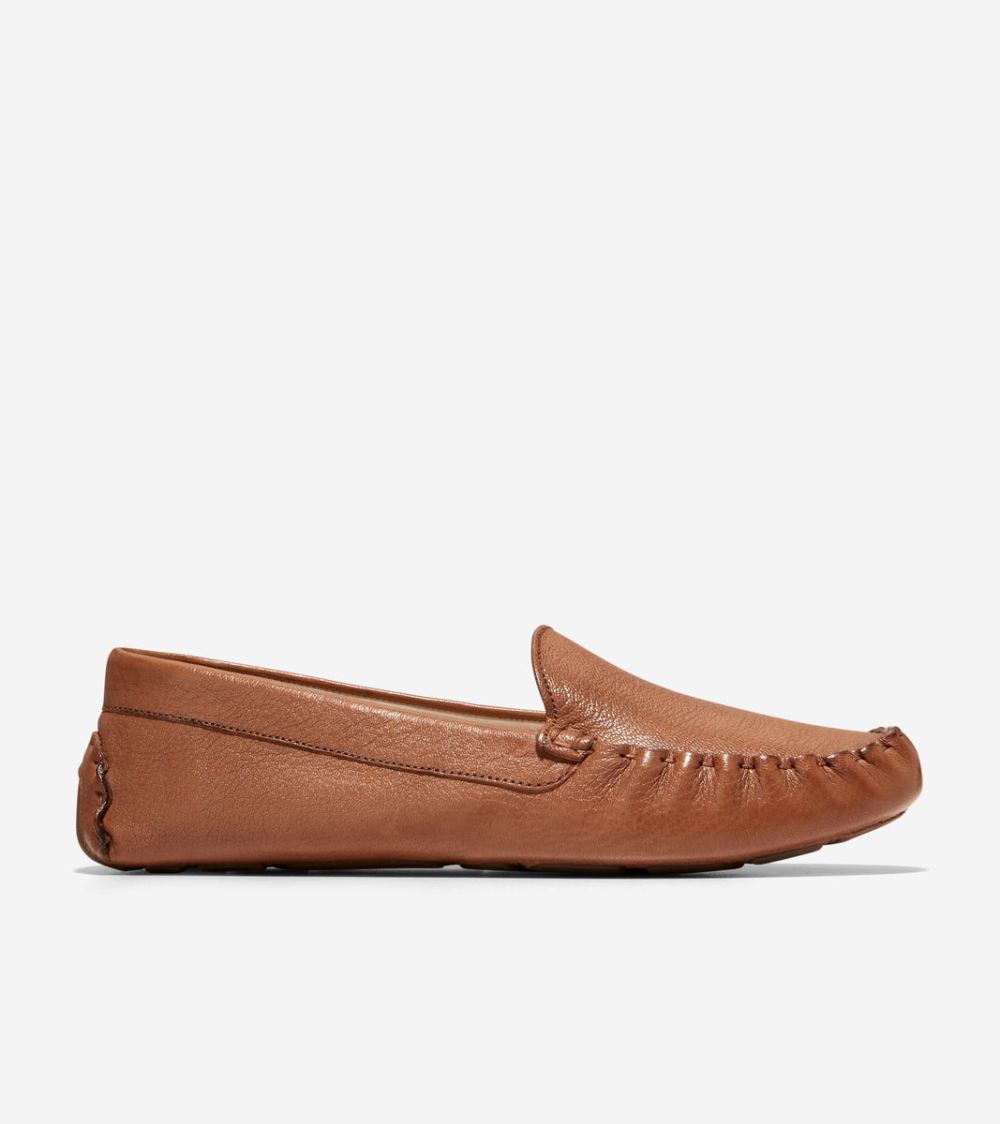 Cole Haan Women's Evelyn Driver - Pecan Leather