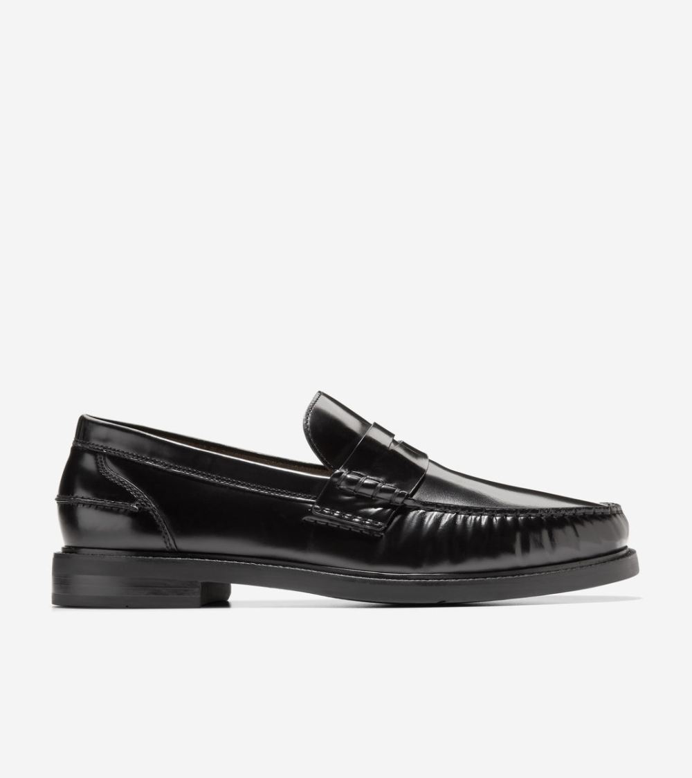 Cole Haan Men's Pinch Penny Loafer - Black Brush-Off