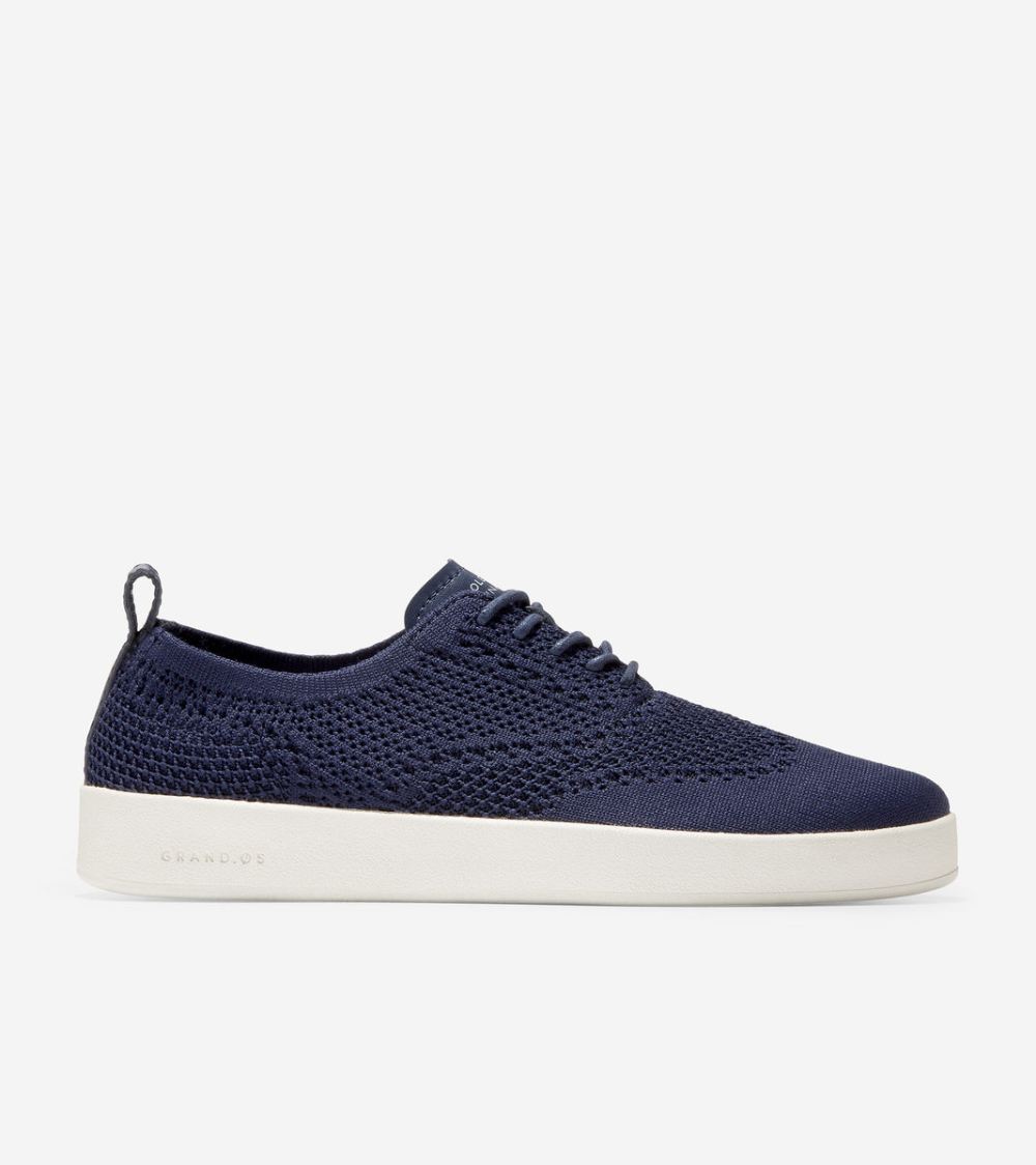 Cole Haan Women's GrandPro Contender Oxford - Marine Blue Stitchlite