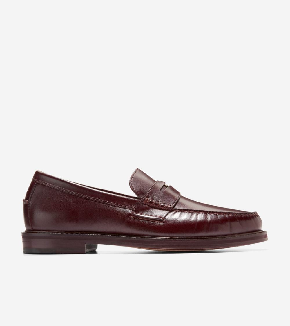 Cole Haan Men's American Classics Pinch Penny Loafer - Bloodstone