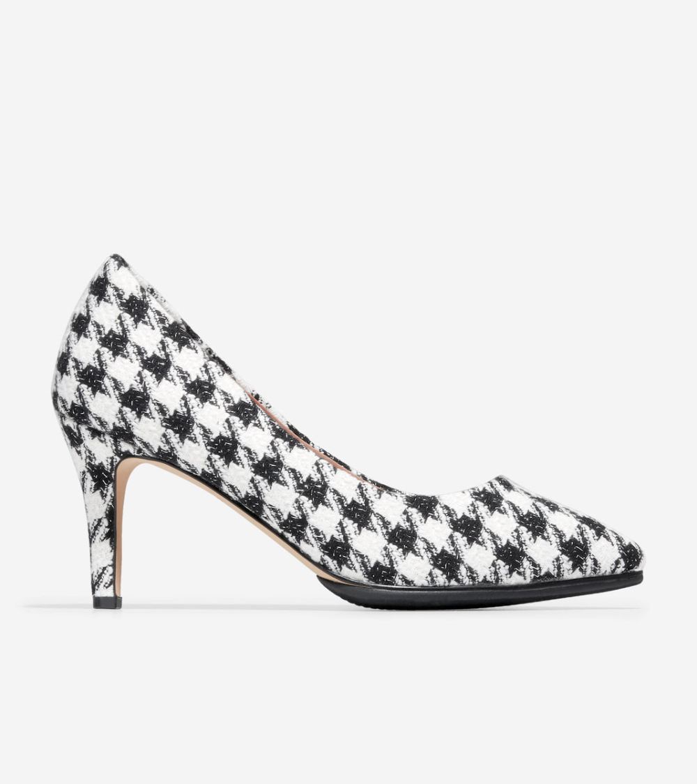 Cole Haan Women's Grand Ambition Pump - Metallic Houndstooth