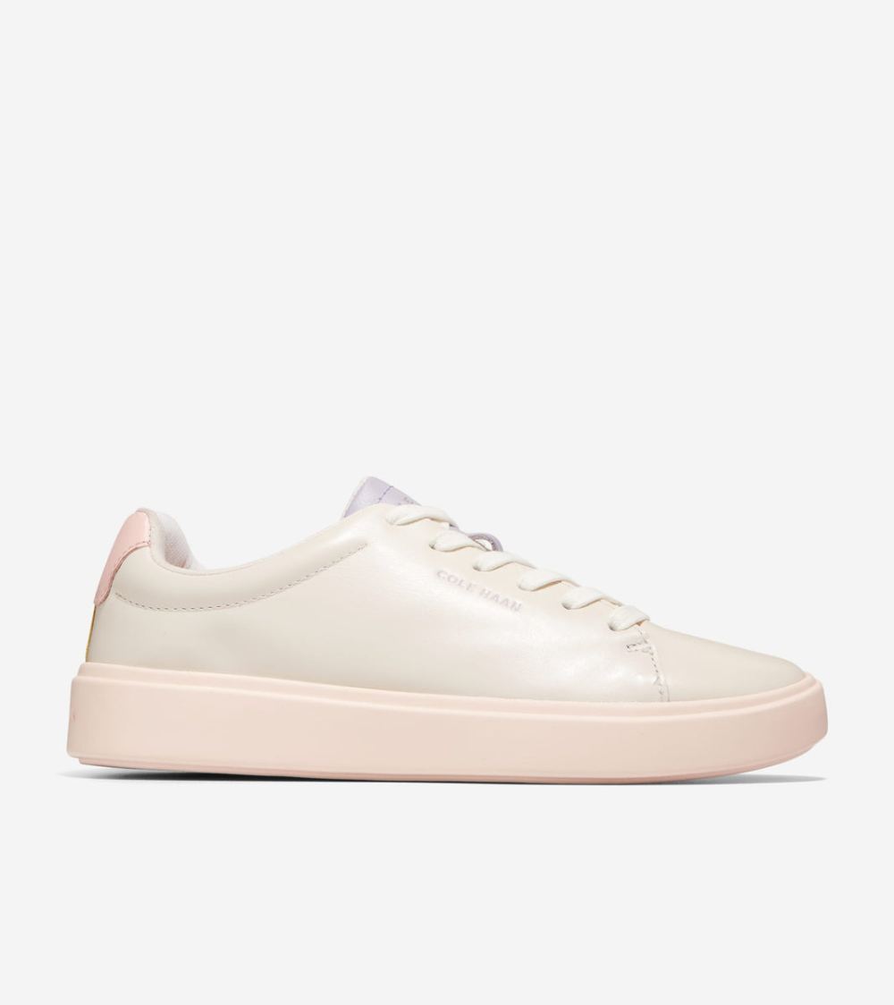 Cole Haan Women's Grand Crosscourt Traveler Sneakers - Ivory-Bleached Tan