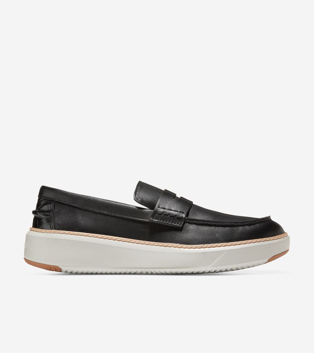 Cole Haan Men's GrandPro Topspin Penny Loafer - Black