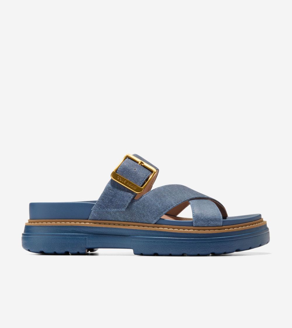 Cole Haan Women's Fraya Slide Sandals - Denim