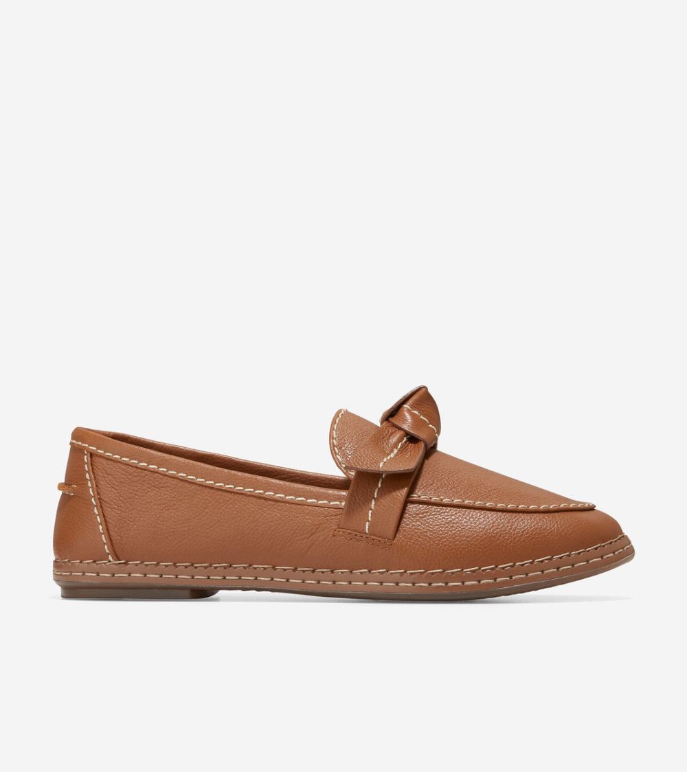 Cole Haan Women's Cloudfeel All-Day Bow Loafer - British Tan