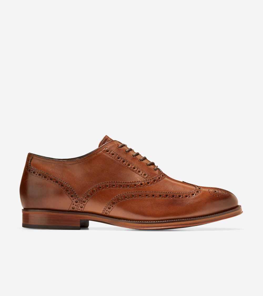 Cole Haan Men's Modern Classics Wingtip Oxford - British Tan