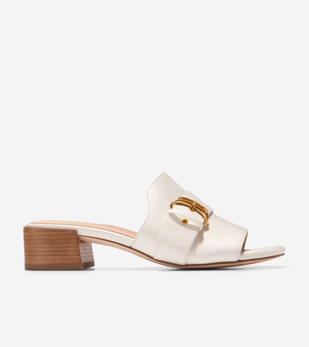 Cole Haan Women's Crosby Slide Sandals - Ivory