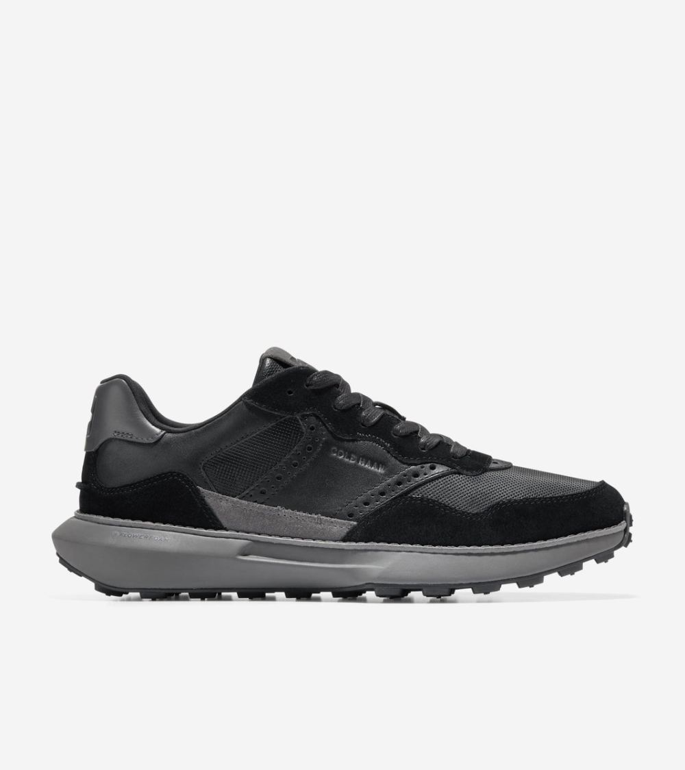 Cole Haan Men's GrandPro Ashland Sneakers - Black-Pavement