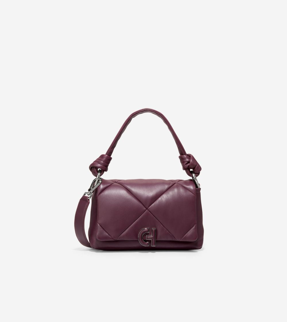 Cole Haan Quilted Shoulder Bag - Winetasting