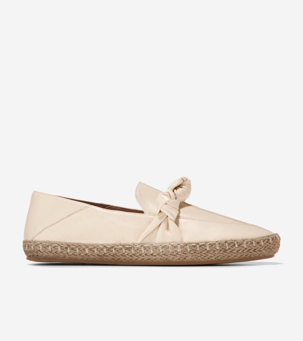 Cole Haan Women's Cloudfeel Knotted Espadrille - Angora Leather