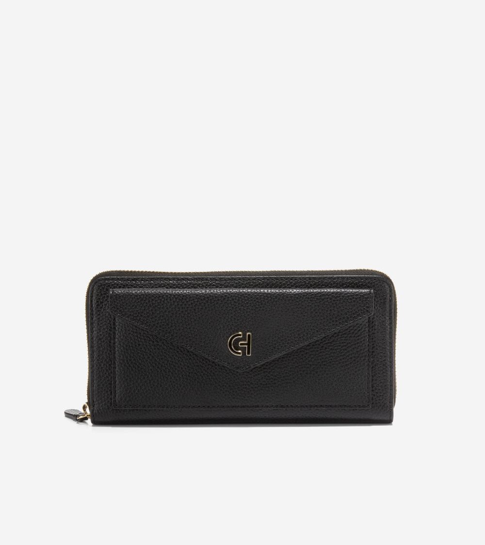 Cole Haan Continental Wallet - Black