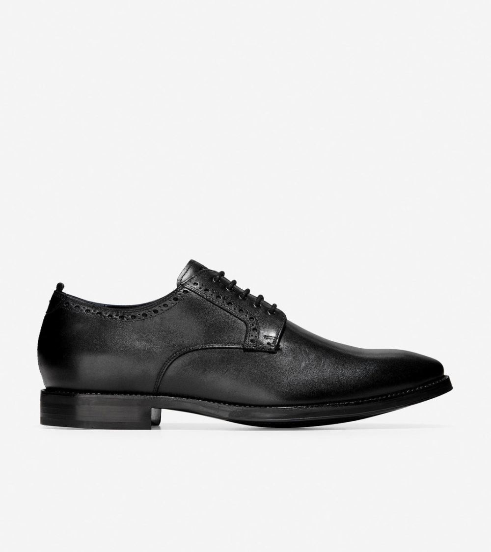 Cole Haan Men's Jefferson Grand 2.0 Plain Oxford - Black