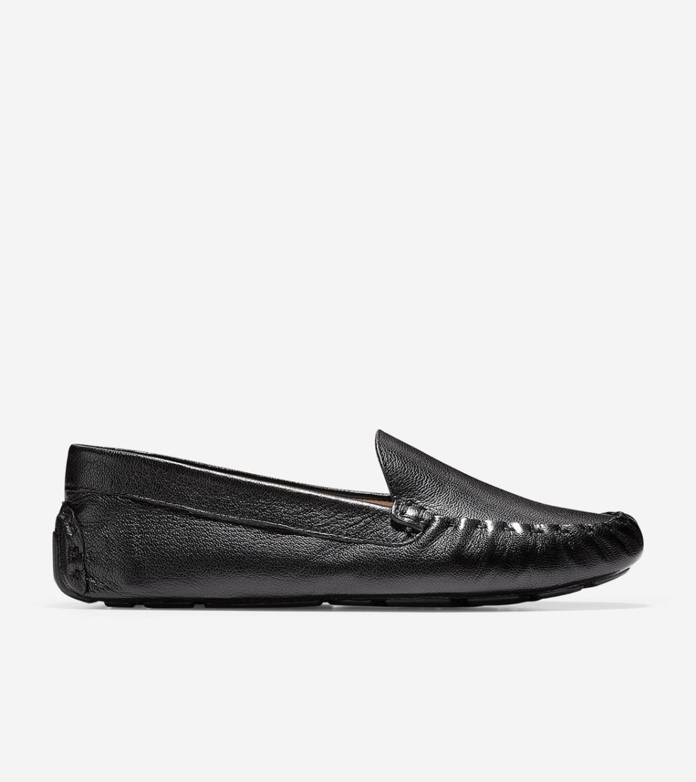 Cole Haan Women's Evelyn Driver - Black Leather