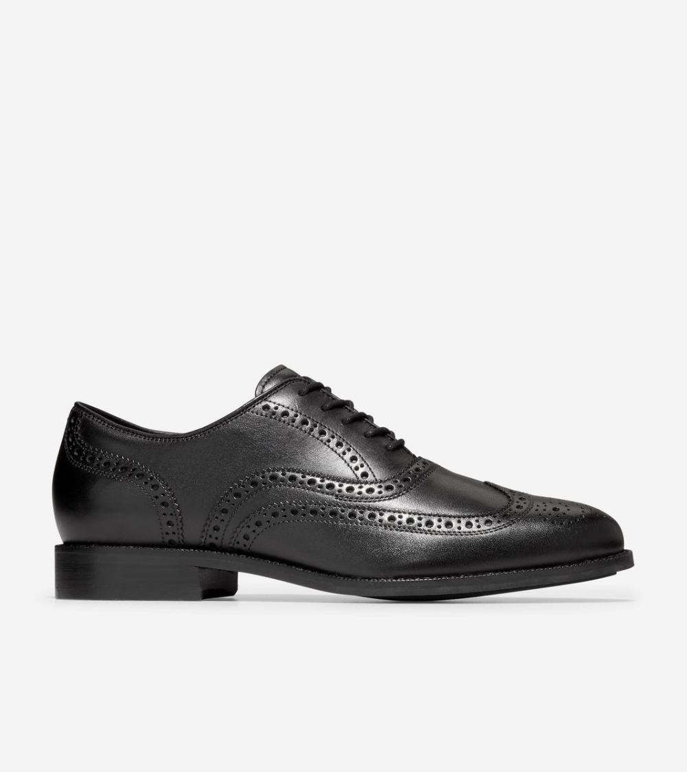 Cole Haan Men's Broadway Wingtip Oxford - Black