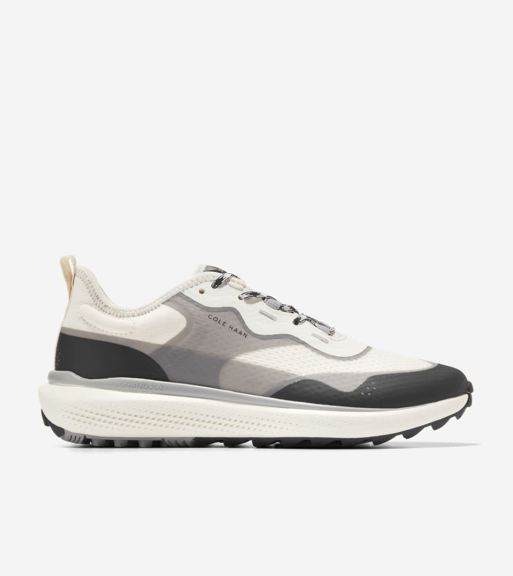 Cole Haan Women's ZEROGRAND Fairway Golf Shoe - Ivory-Black