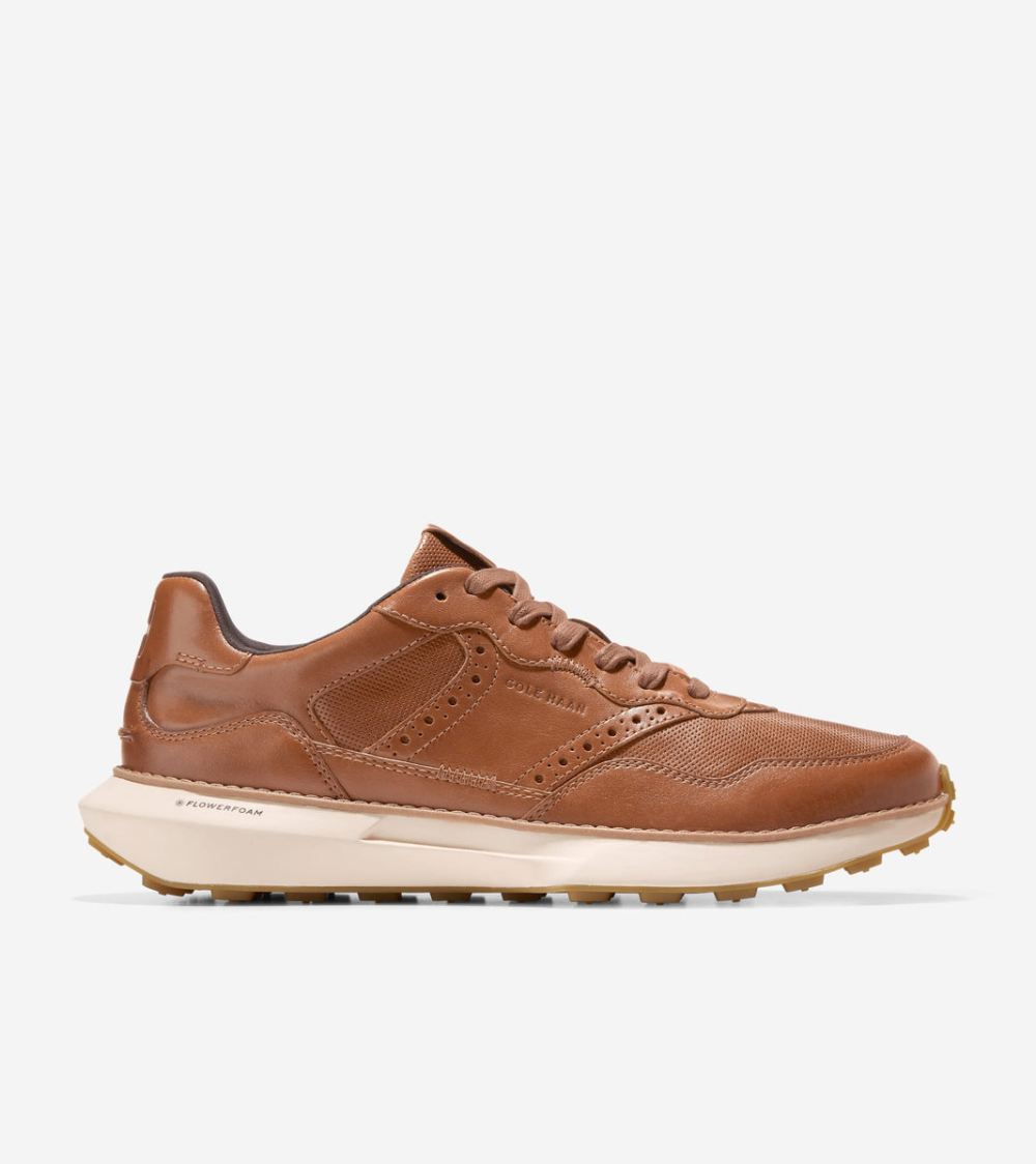 Cole Haan Men's GrandPro Ashland Sneaker - British Tan-Ivory