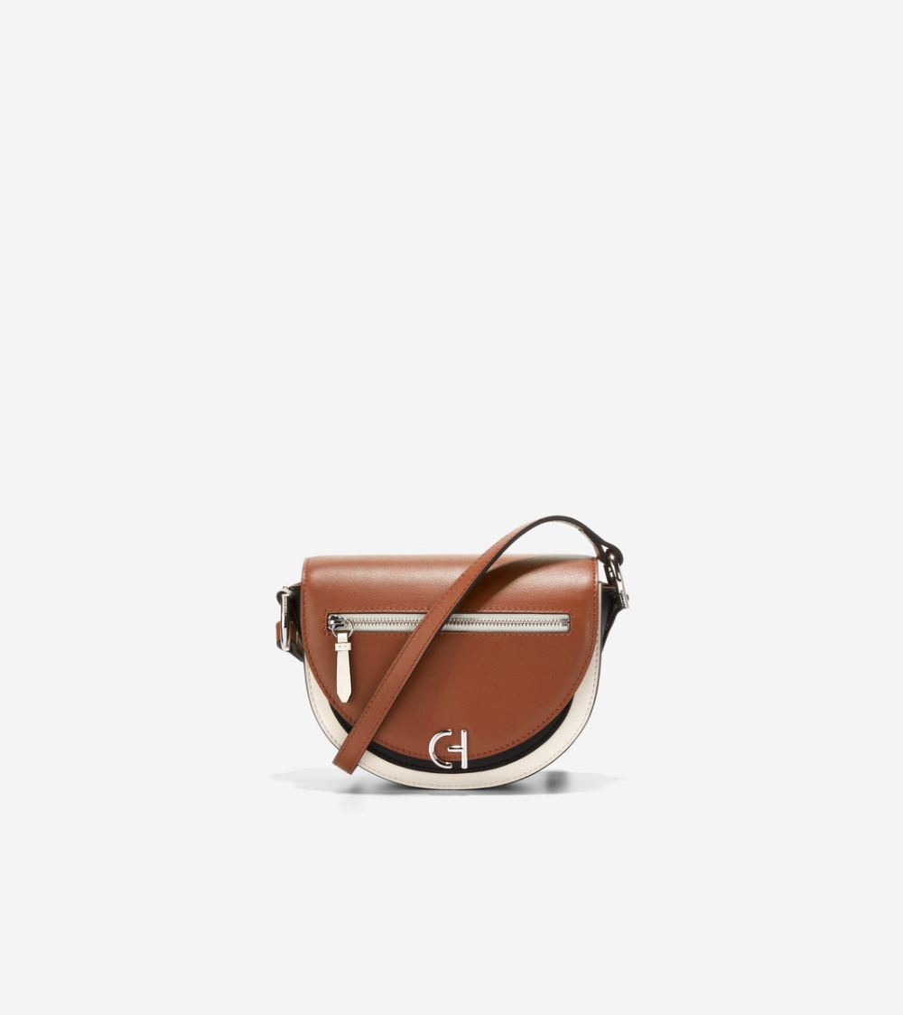 Cole Haan Crescida Crossbody - British Tan Colorblock