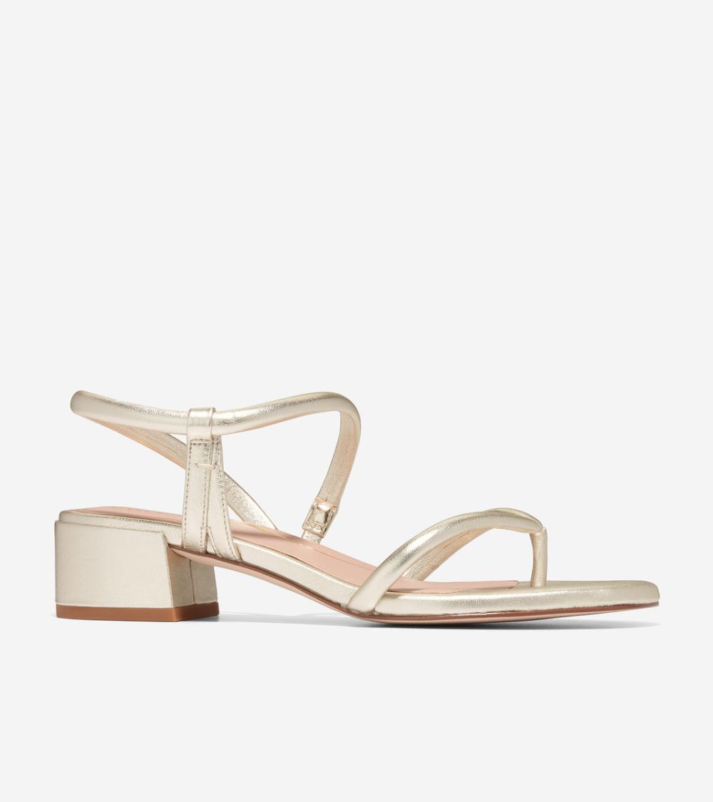 Cole Haan Women's Calli Thong Sandal - Gold