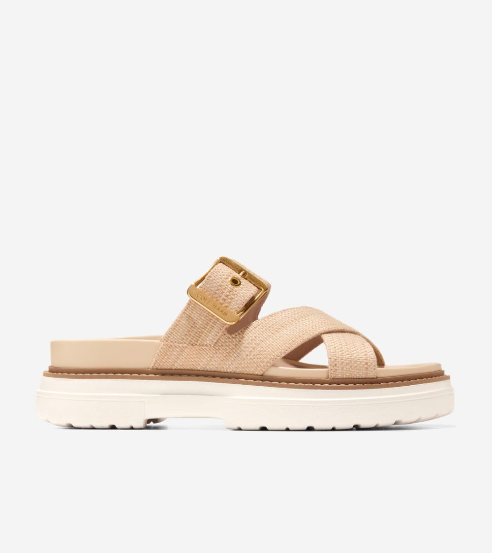 Cole Haan Women's Fraya Slide Sandals - Natural