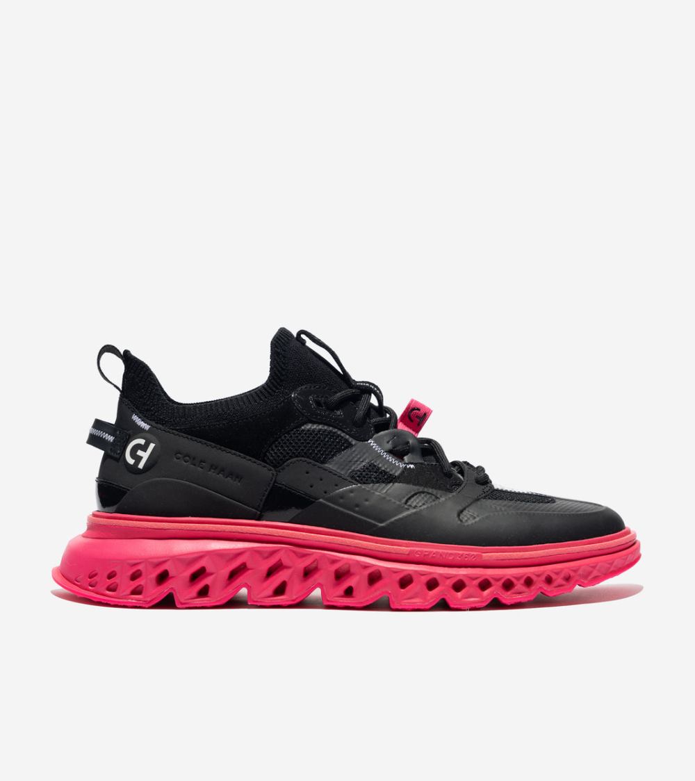 Men's Cole Haan x PHANTACi 5.ZEROGRAND WRK Sneaker - BLACK/SILVER/PHANTACI PINK