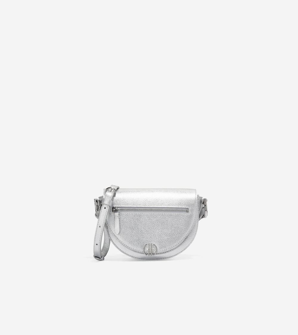 Cole Haan Crescida Crossbody - Silver