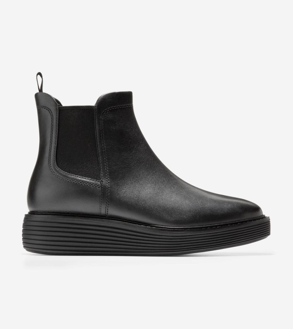 Cole Haan Women's OriginalGrand Platform Chelsea Boot - Black