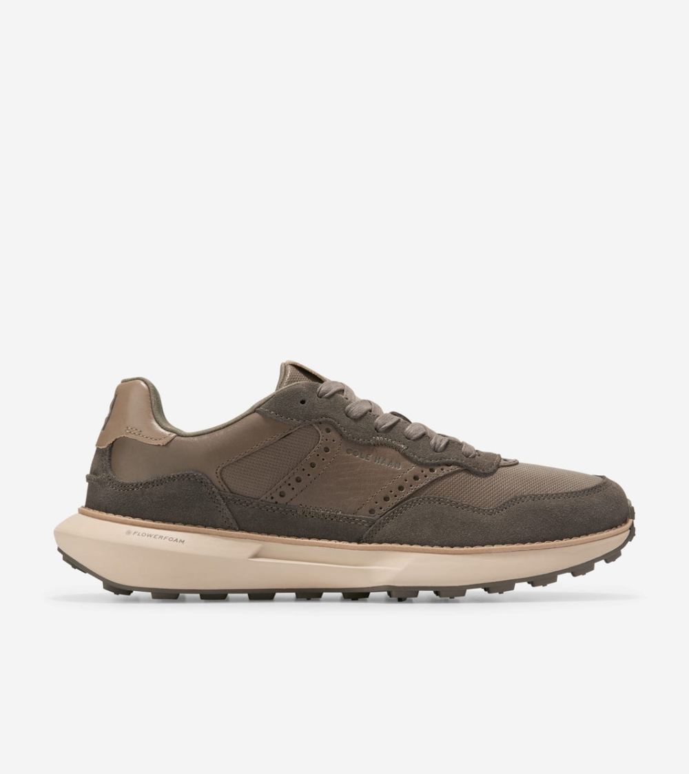 Cole Haan Men's GrandPro Ashland Sneakers - Morel-Deep Olive-Irish Coffee