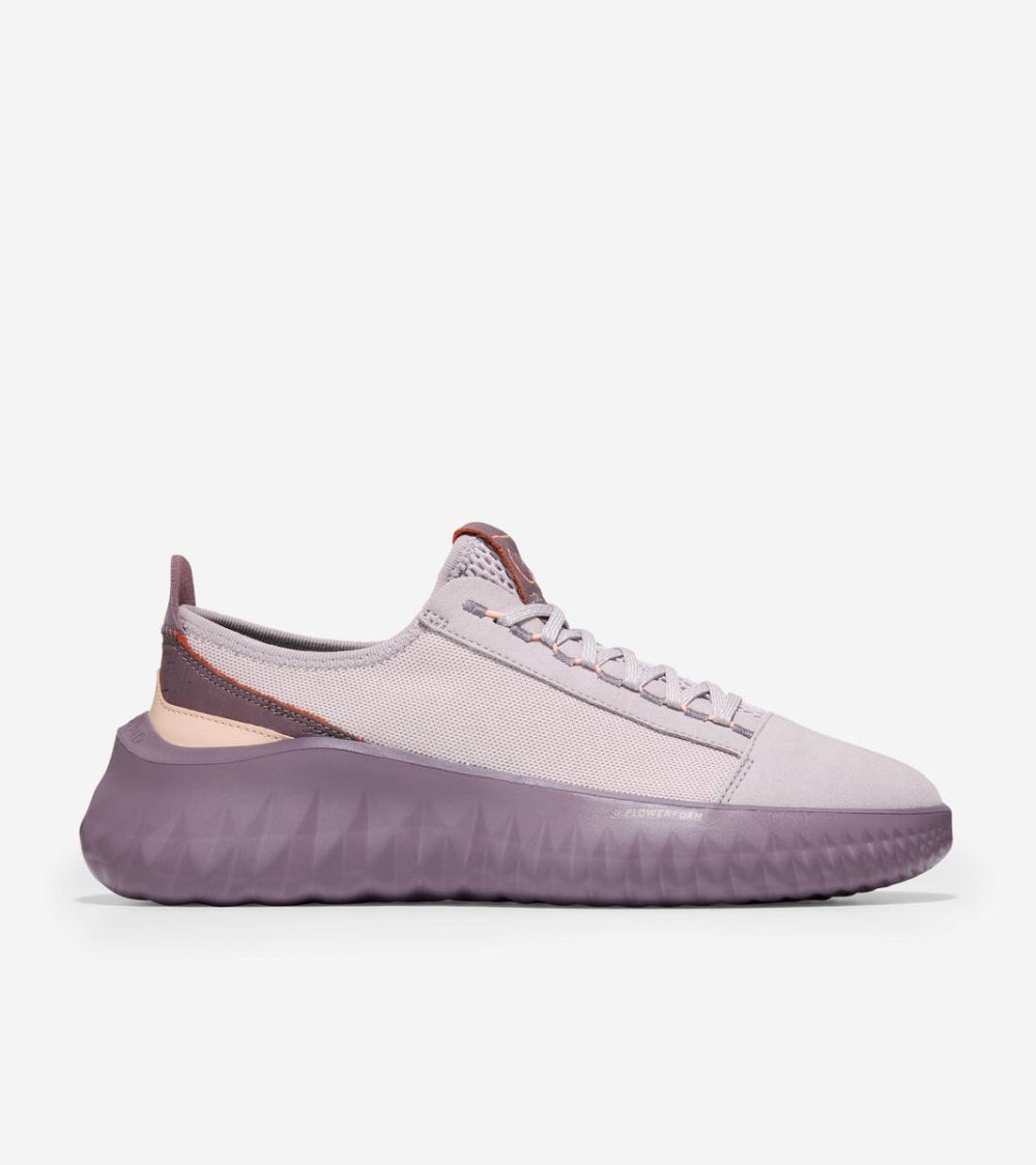 Cole Haan Women's Generation ZEROGRAND II - Purple-Purple Slate-Bleached Tan-Peach