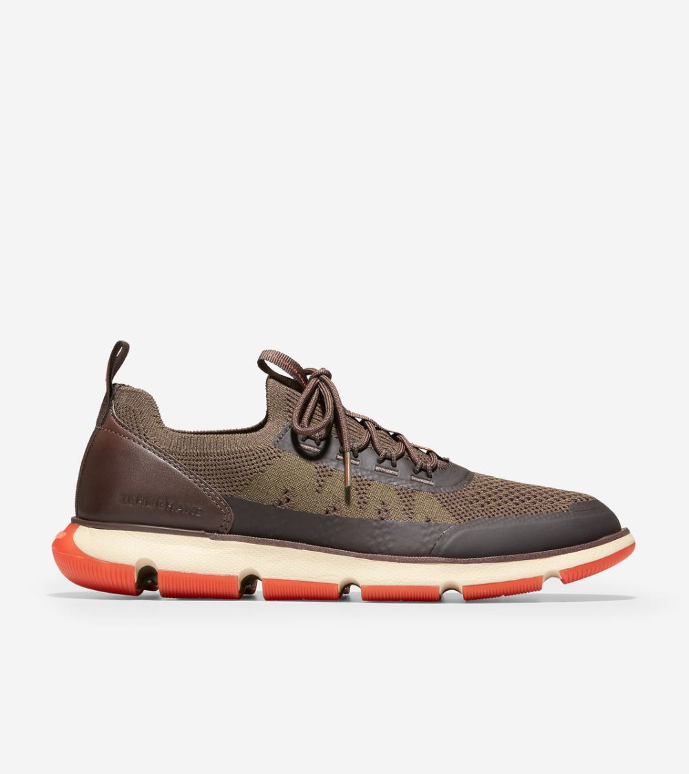 Cole Haan Men's 4.ZEROGRAND Sneaker - Wren Brown Stitchlite